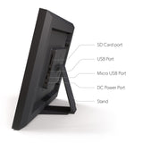PhotoShare Smart Frame Digital Photo Frame (14", Black) - Optimal Shelf Life