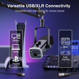 Boom arm microphone stand set