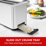 Modern stainless toaster at Optimal Shelf Life