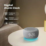 Alarm clock with white noise