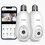 4MP bulb security camera