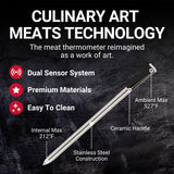 Culinary perfection with smart thermometer