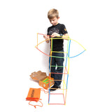 Straw Constructor STEM Toy - 300 pcs - Optimal Shelf Life, Building, Engineering Construction, building Blocks, Science Kit Experiments, Electronics Exploration, Educational for Kids 8+, kids, girls, boys, kids, toys, and up, best 2022, top 2023, technology, mathematics, mechanical, thinking, brain, confidence, skills, creative