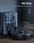 Robot Vacuum and Mop Combo with Auto Dirt Disposal