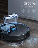 Robot Vacuum and Mop Combo with Auto Dirt Disposal