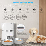 Automatic Smart Pet Food Dispenser with APP Control, Voice Recording