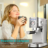 Latte maker with steam wand