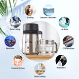 1 Gallon Brushed water distiller machine for the home, for sale, cleaning, separate, alcohol, diy, repair, reviews, countertop, direct, ratings, reverse osmosis, stainless steel, safe, reliable, cleaner, distillery, near me, humidifier, setup, megahome, cpap, best, top, rank, technology, co-z, easy, quick, remove toxins, germs, contaminants, naturally, using distillation