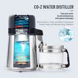 water distiller machine for the home, for sale, cleaning, separate, alcohol, diy, repair, reviews, countertop, direct, ratings, reverse osmosis, stainless steel, safe, reliable, cleaner, distillery, near me, humidifier, setup, megahome, cpap, best, top, rank, technology, co-z, easy, quick, remove toxins, germs, contaminants, naturally, using distillation