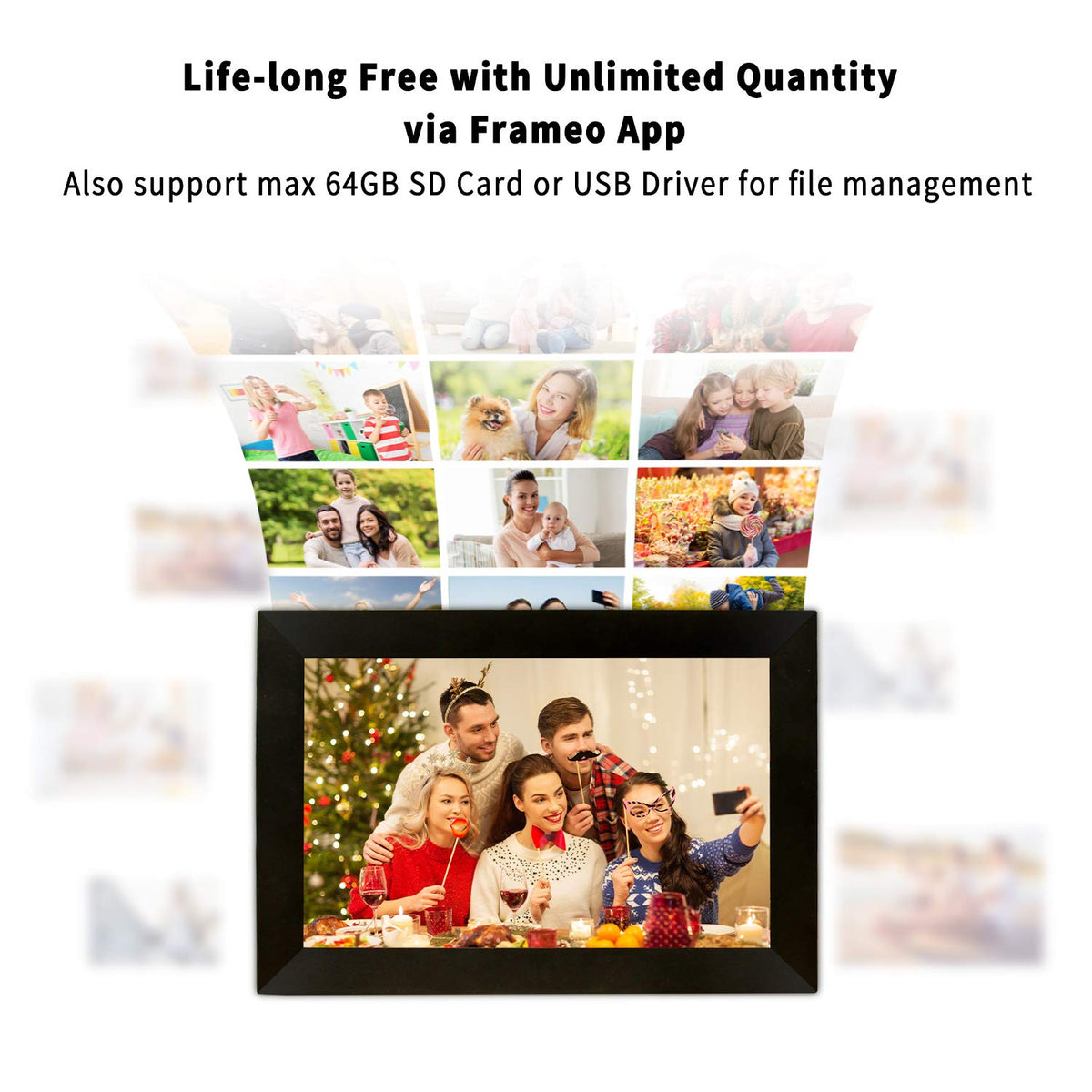 9" Smart Frame with Touch Screen - Black | Dynamic Visual Experience ...