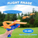 Catapult plane for outdoor play
