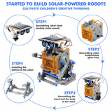Solar power robots kit